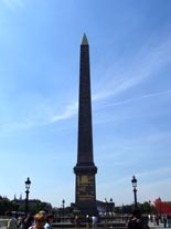 Obelisco de Luxor, actualmente en la plaza de la Concorde en Pars 