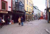 Calles del centro de Galway