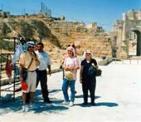 Compras turísticas en Jerash