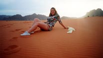 La arena roja del desierto - Foto proporcionada por Sonia Barahona