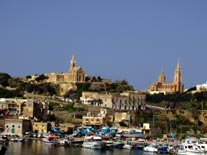 Puerto de Mgarr en Gozo