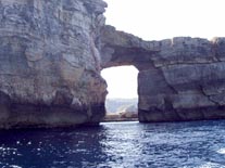 La Ventana Azl con la Fungus rock al fondo