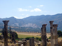 Vista de Mulay Idris desde Volubilis