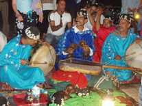 Músicos en la plaza